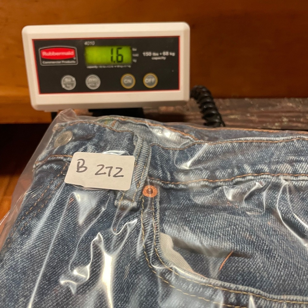 Levi's 502 Regular Fit Straight Leg Jeans Mens Blue Denim 33x30 34x29*‎ - Picture 12 of 12
